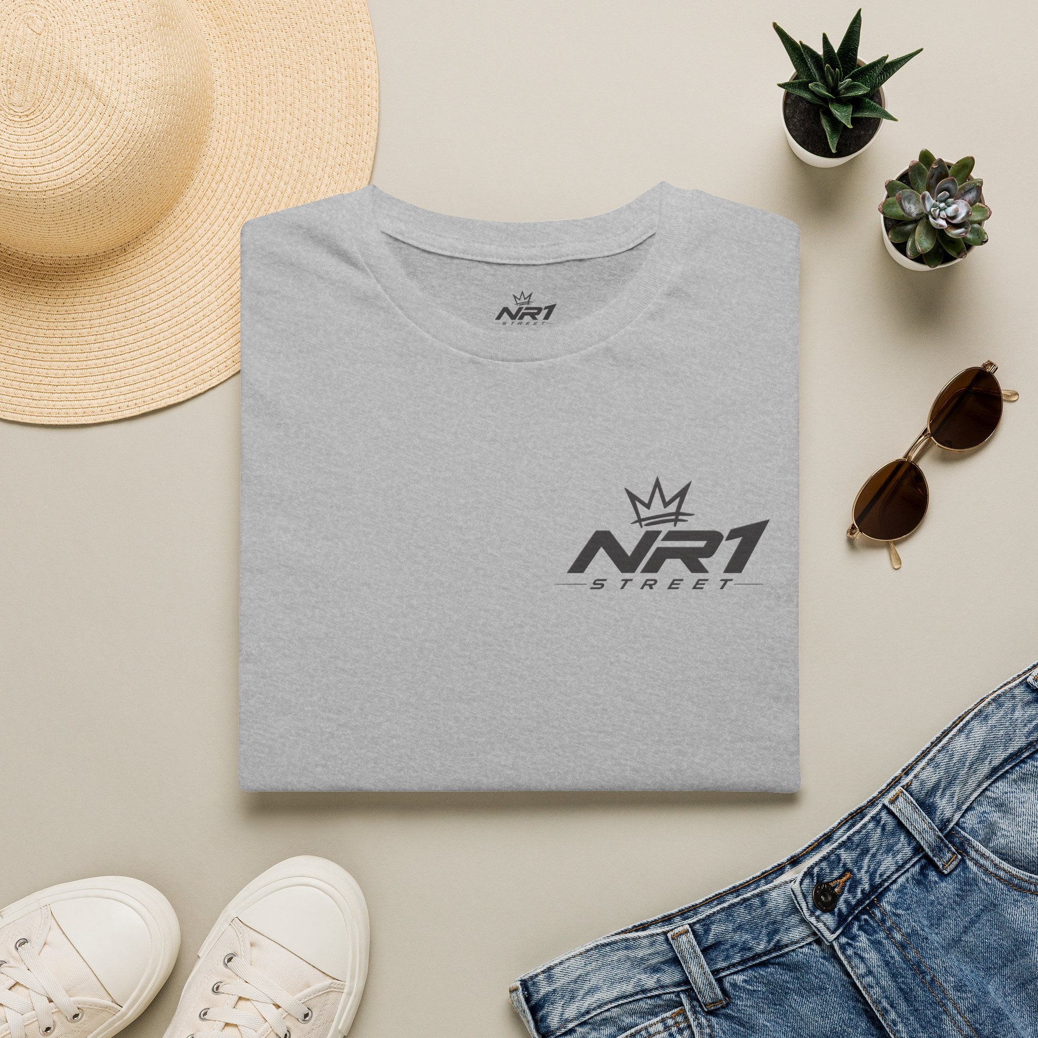 NR1 Street Logo T-Shirt — Collection 2026 Drop #2 Unisex T-Shirt #3