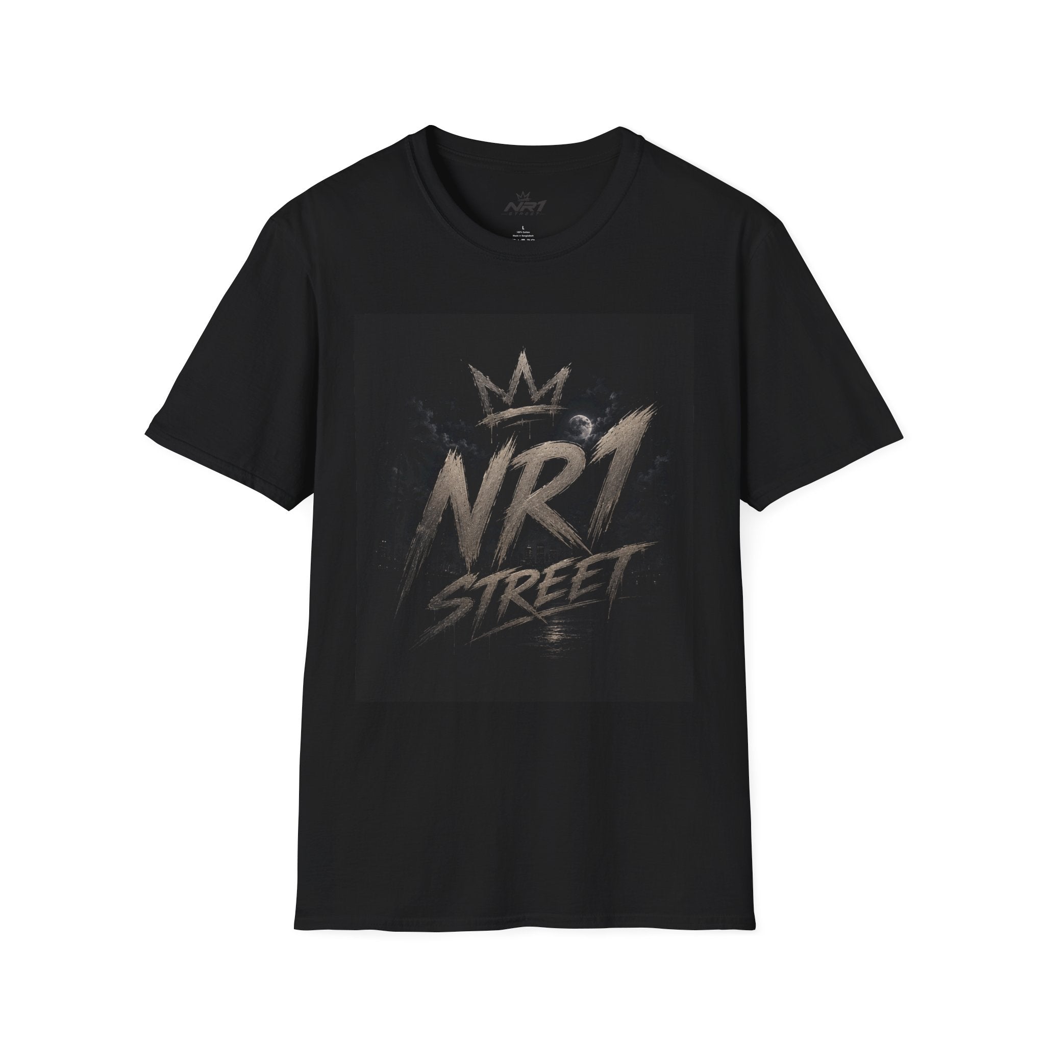NR1 Street Graffiti Crown T-Shirt | (Midnight Collection) Man T-Shirt #6