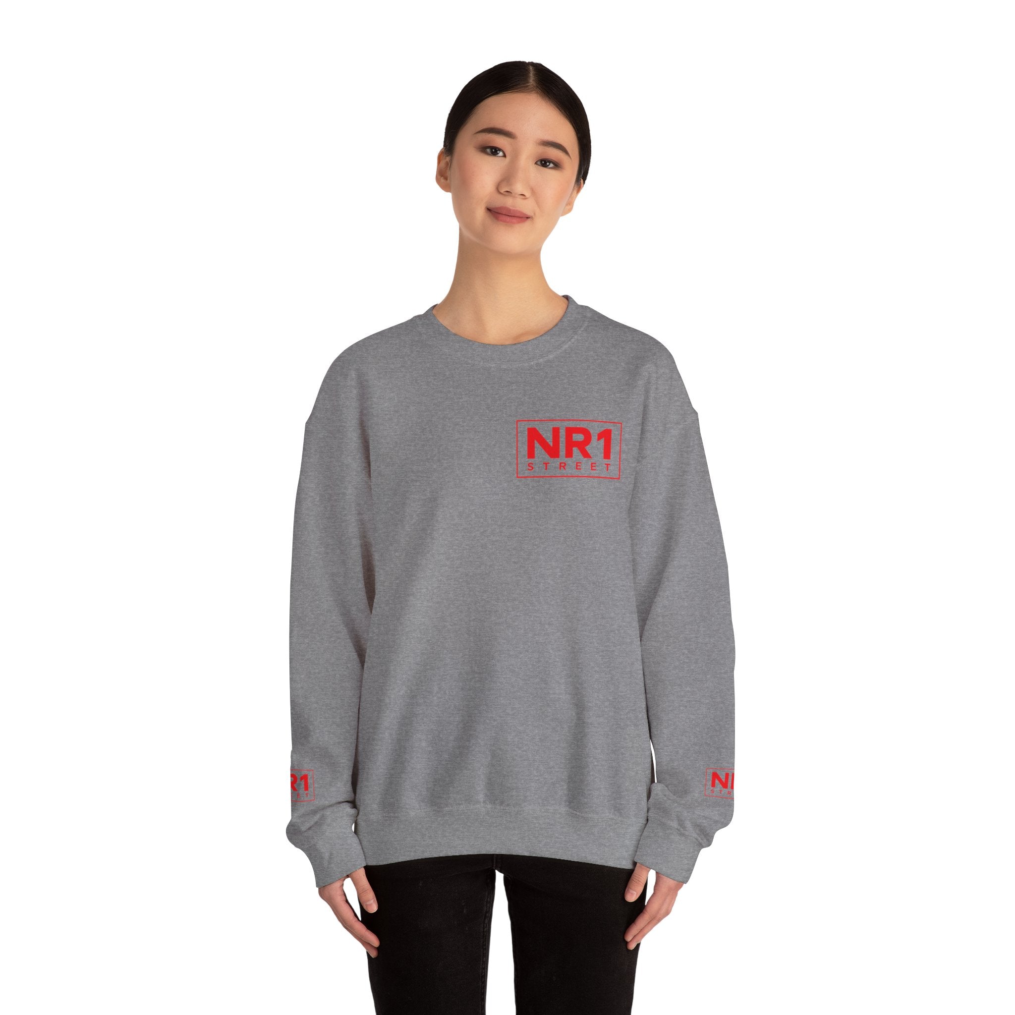 NR1 Street Logo Crewneck Sweatshirt | (Collection 2026) Drop #1 Unisex Sweatshirt #1