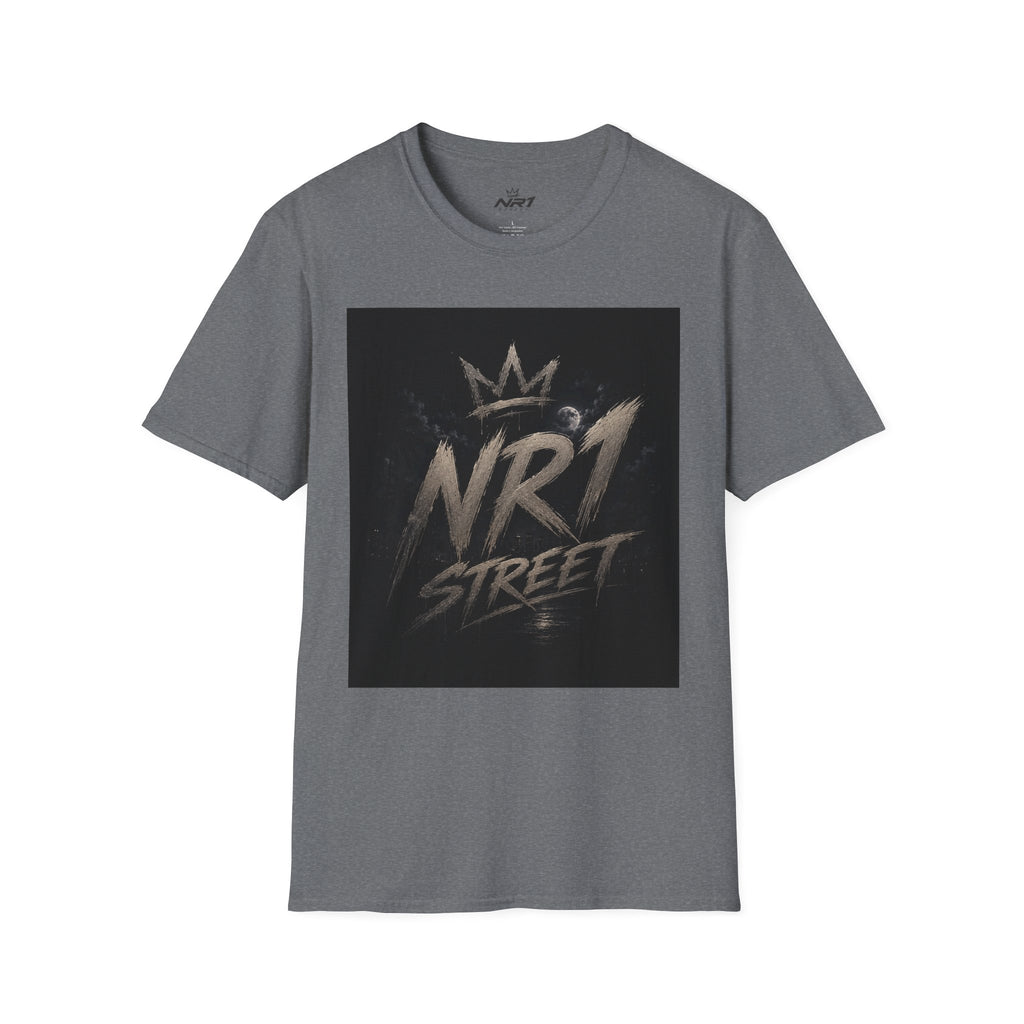 NR1 Street Graffiti Crown T-Shirt | (Midnight Collection) Man T-Shirt #6