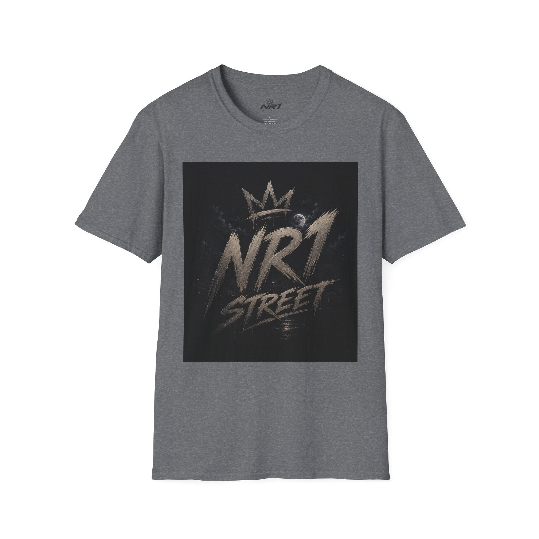 NR1 Street Graffiti Crown T-Shirt | (Midnight Collection) Man T-Shirt #6