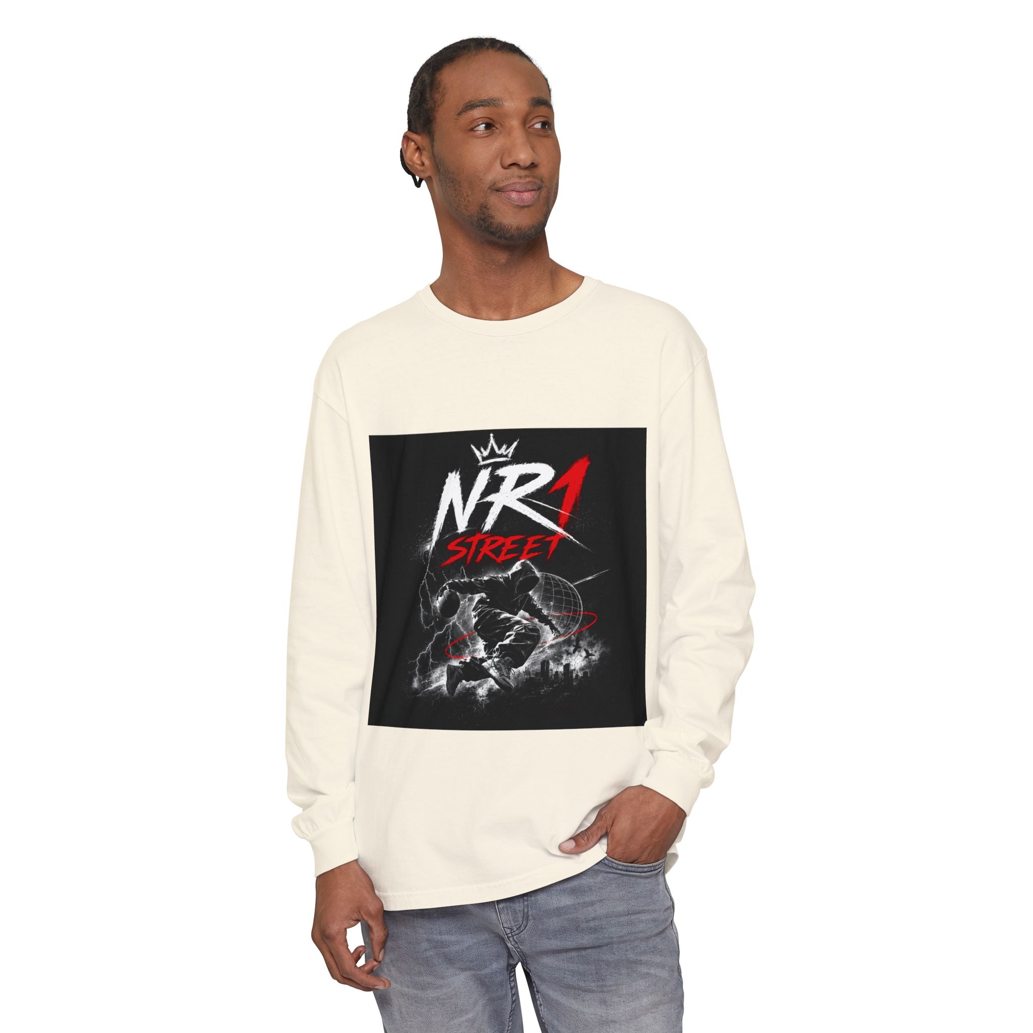 NR1 Street Graphic Long Sleeve T-Shirt | (Collection 2026) Drop #1 Man Long Sleeve T-Shirt #1
