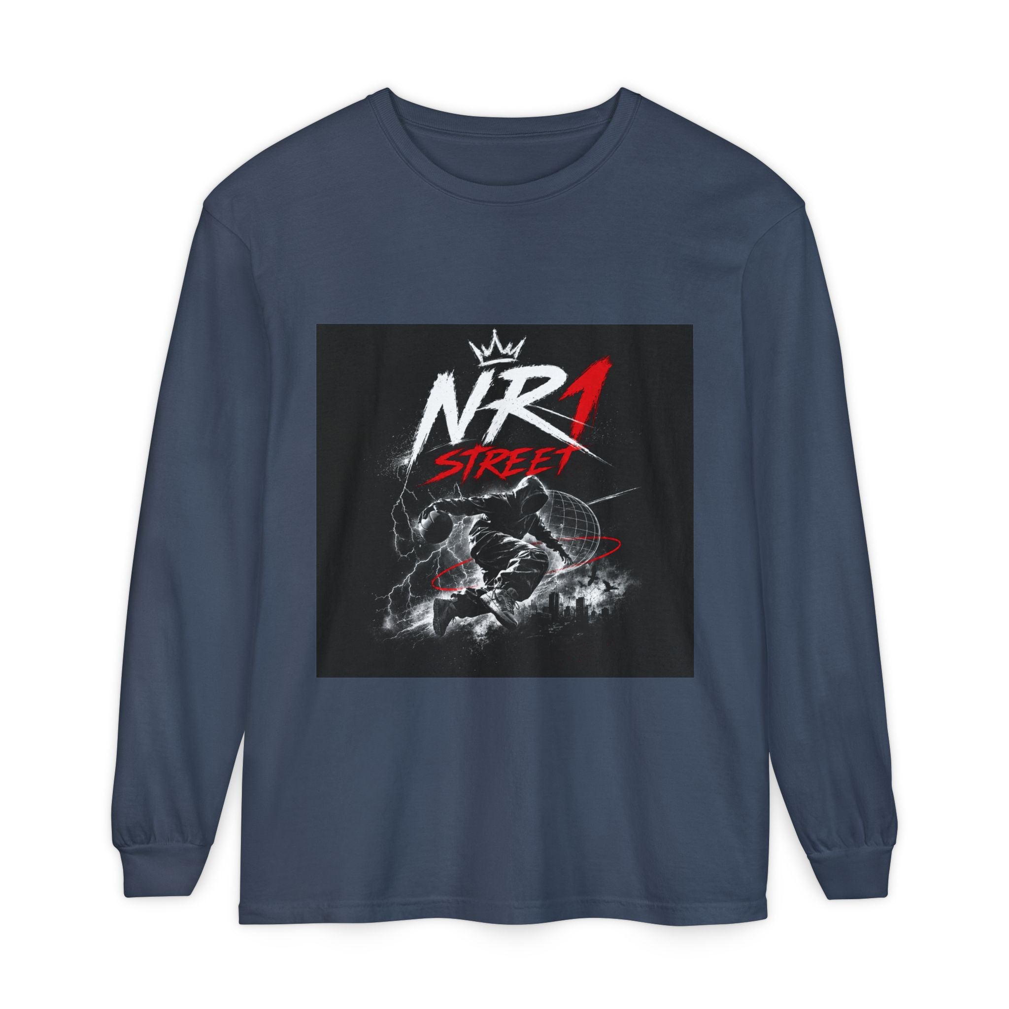 NR1 Street Graphic Long Sleeve T-Shirt | (Collection 2026) Drop #1 Man Long Sleeve T-Shirt #1