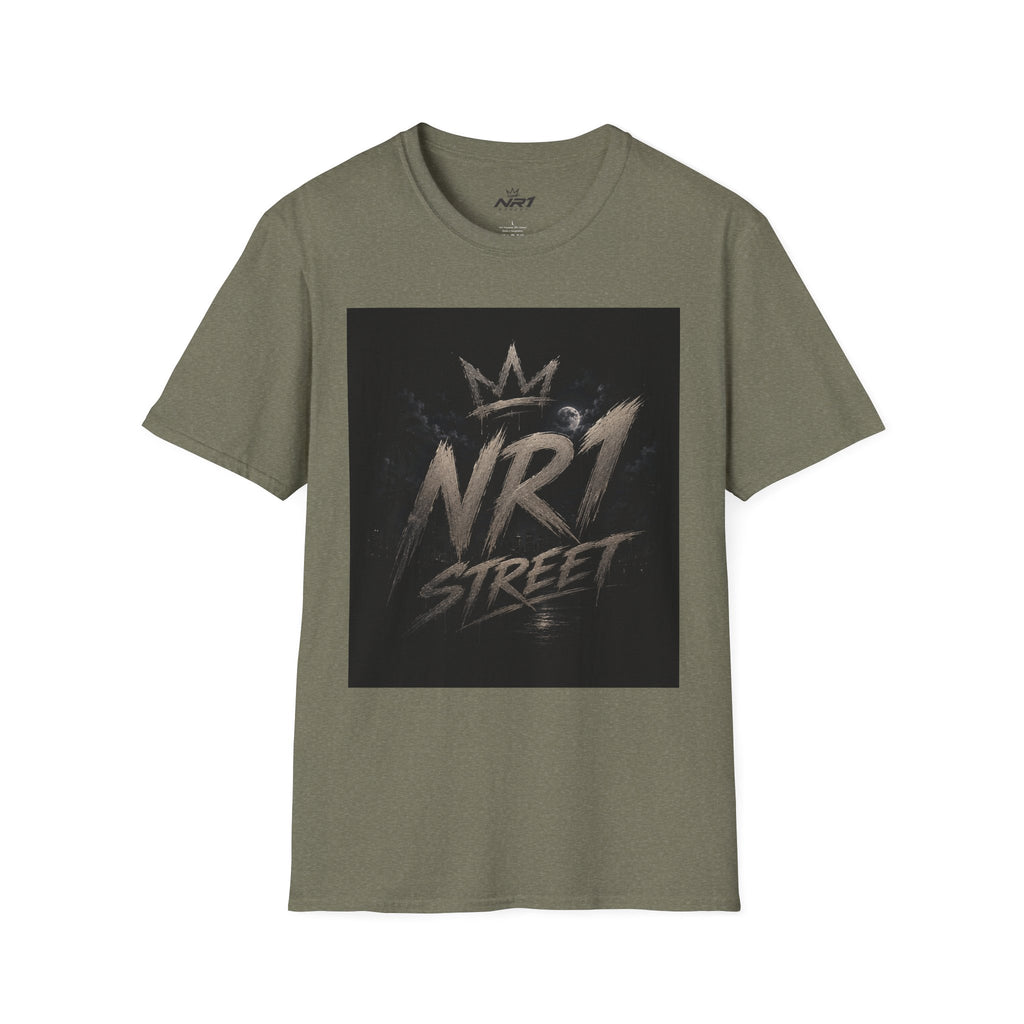 NR1 Street Graffiti Crown T-Shirt | (Midnight Collection) Man T-Shirt #6