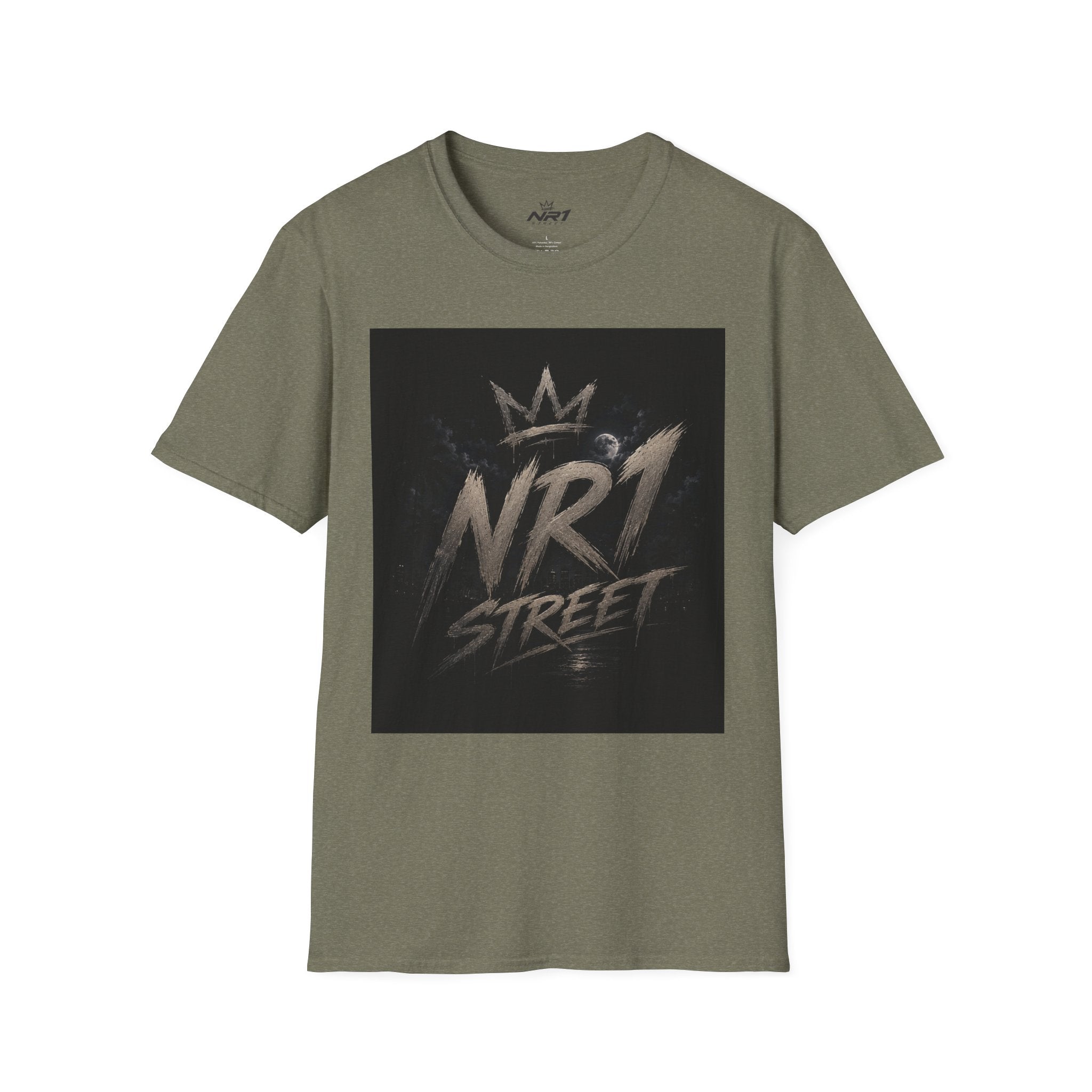 NR1 Street Graffiti Crown T-Shirt | (Midnight Collection) Man T-Shirt #6