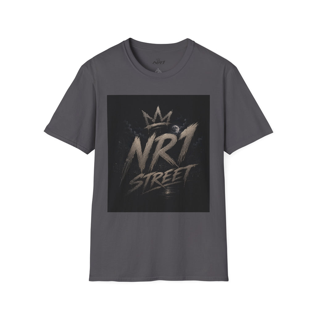 NR1 Street Graffiti Crown T-Shirt | (Midnight Collection) Man T-Shirt #6