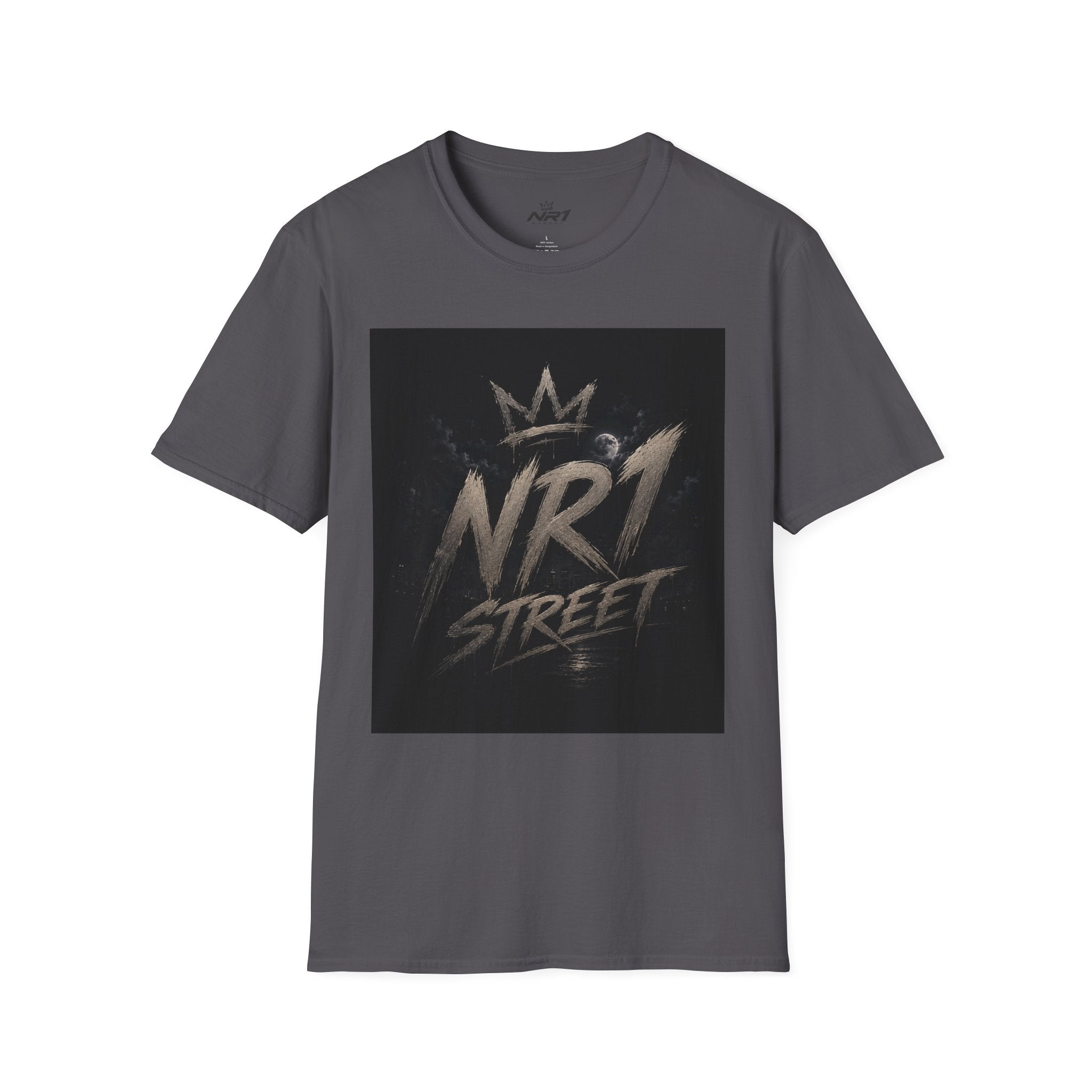NR1 Street Graffiti Crown T-Shirt | (Midnight Collection) Man T-Shirt #6