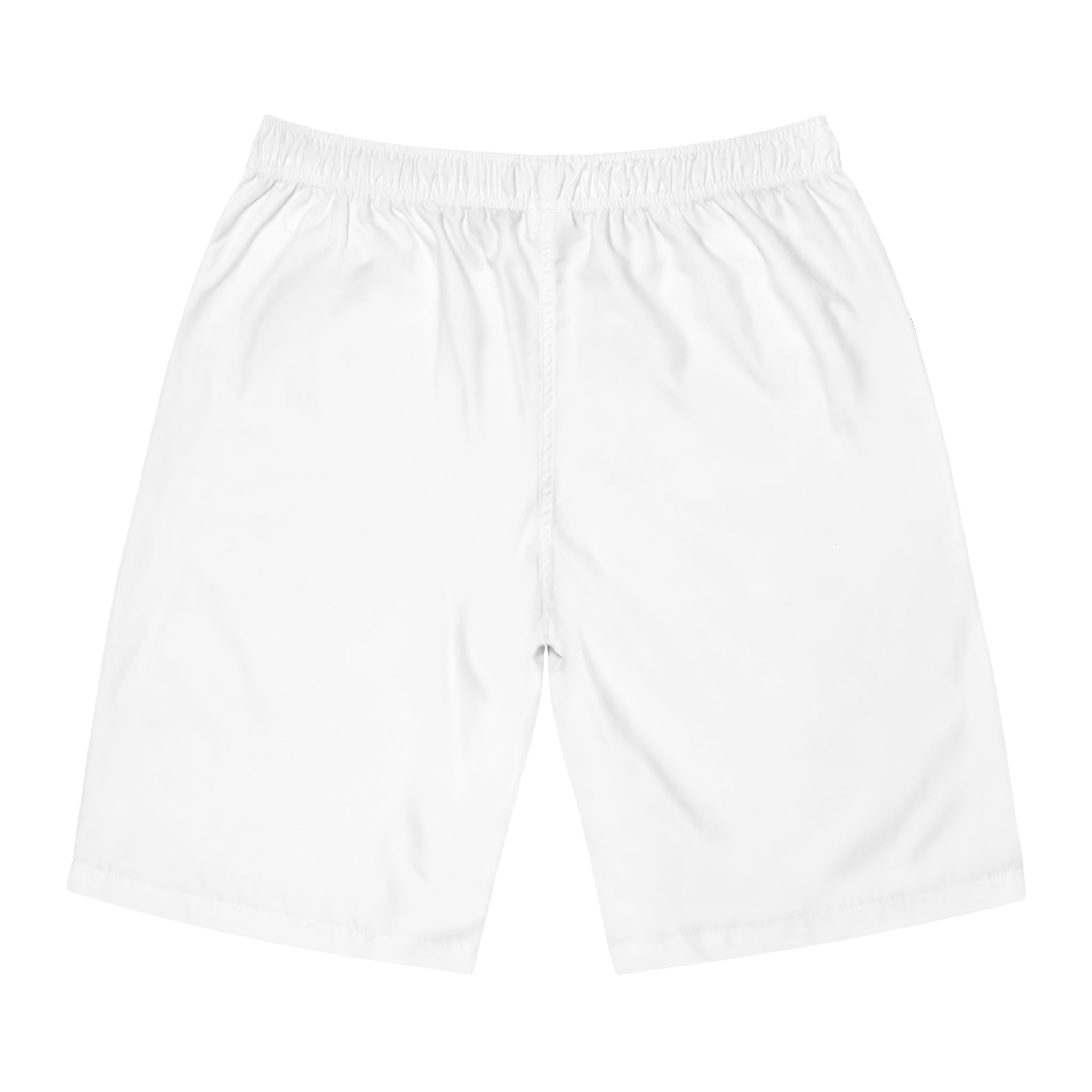 NR1 Street Men's Board Shorts — White Graphic Swim Trunks (Collection 2026) #2