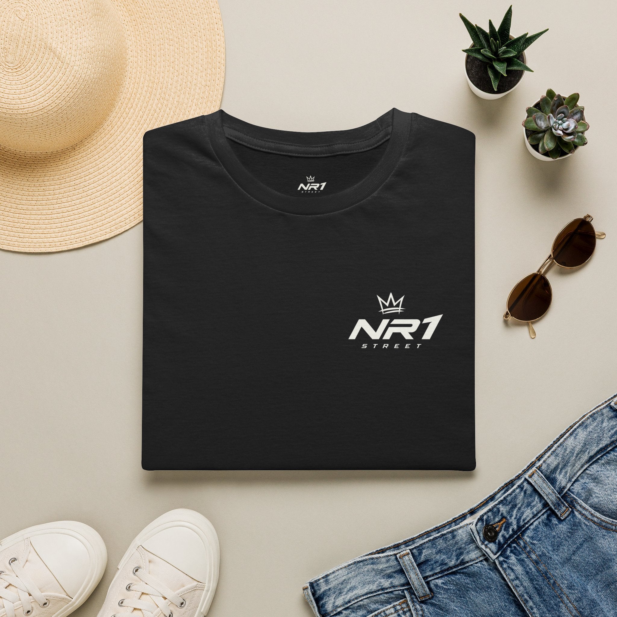 Minimalist Logo T-Shirt — Subtle Chest Emblem Casual Tee