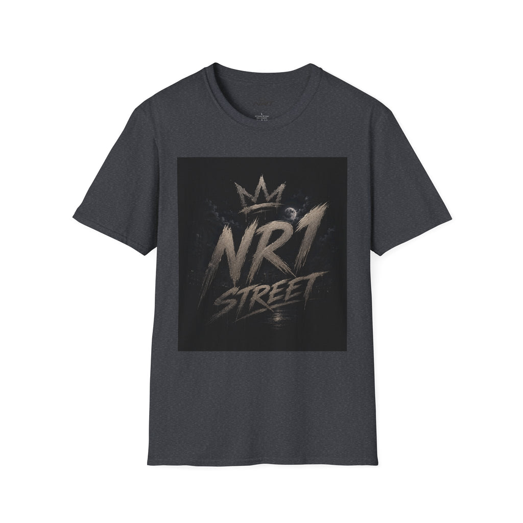 NR1 Street Graffiti Crown T-Shirt | (Midnight Collection) Man T-Shirt #6