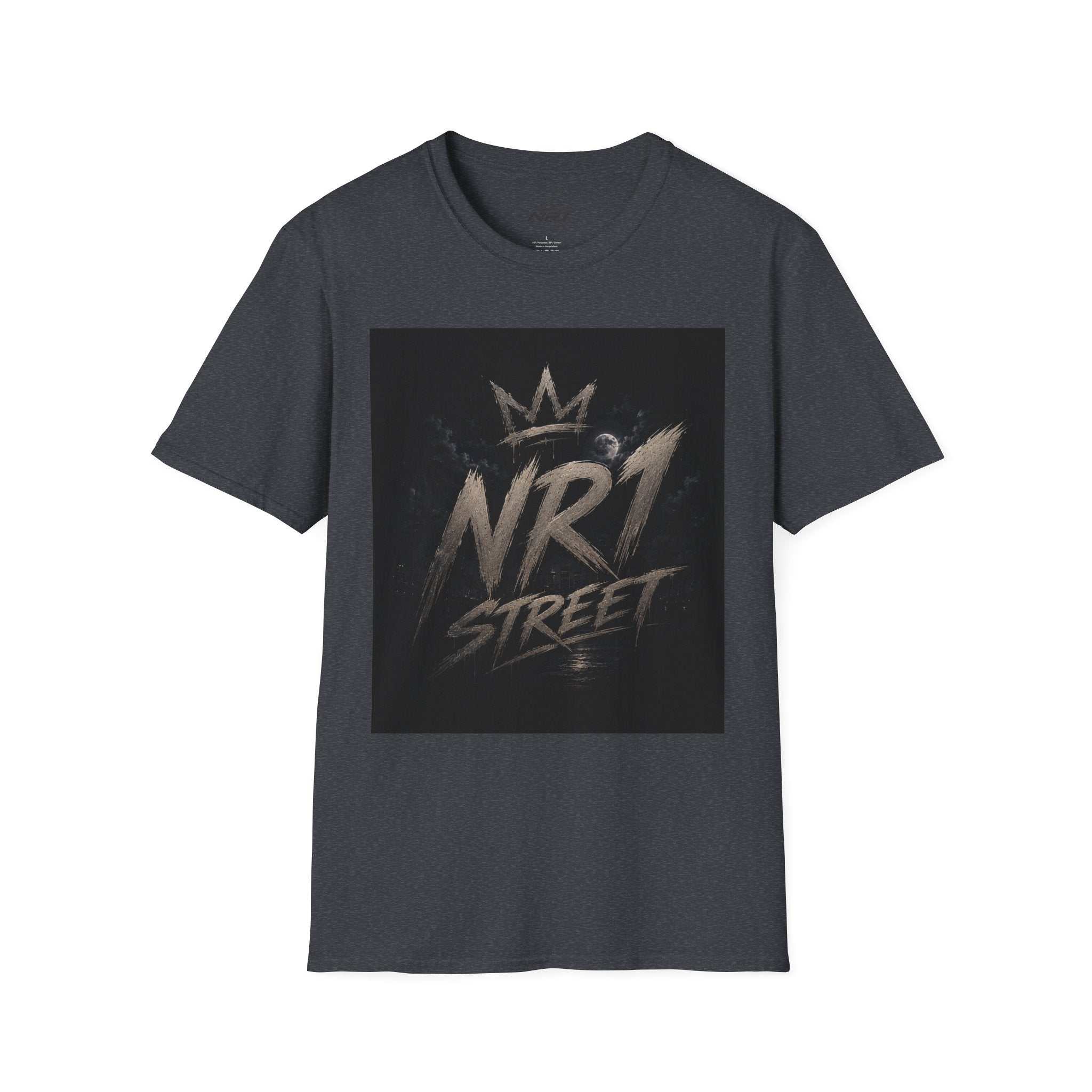 NR1 Street Graffiti Crown T-Shirt | (Midnight Collection) Man T-Shirt #6
