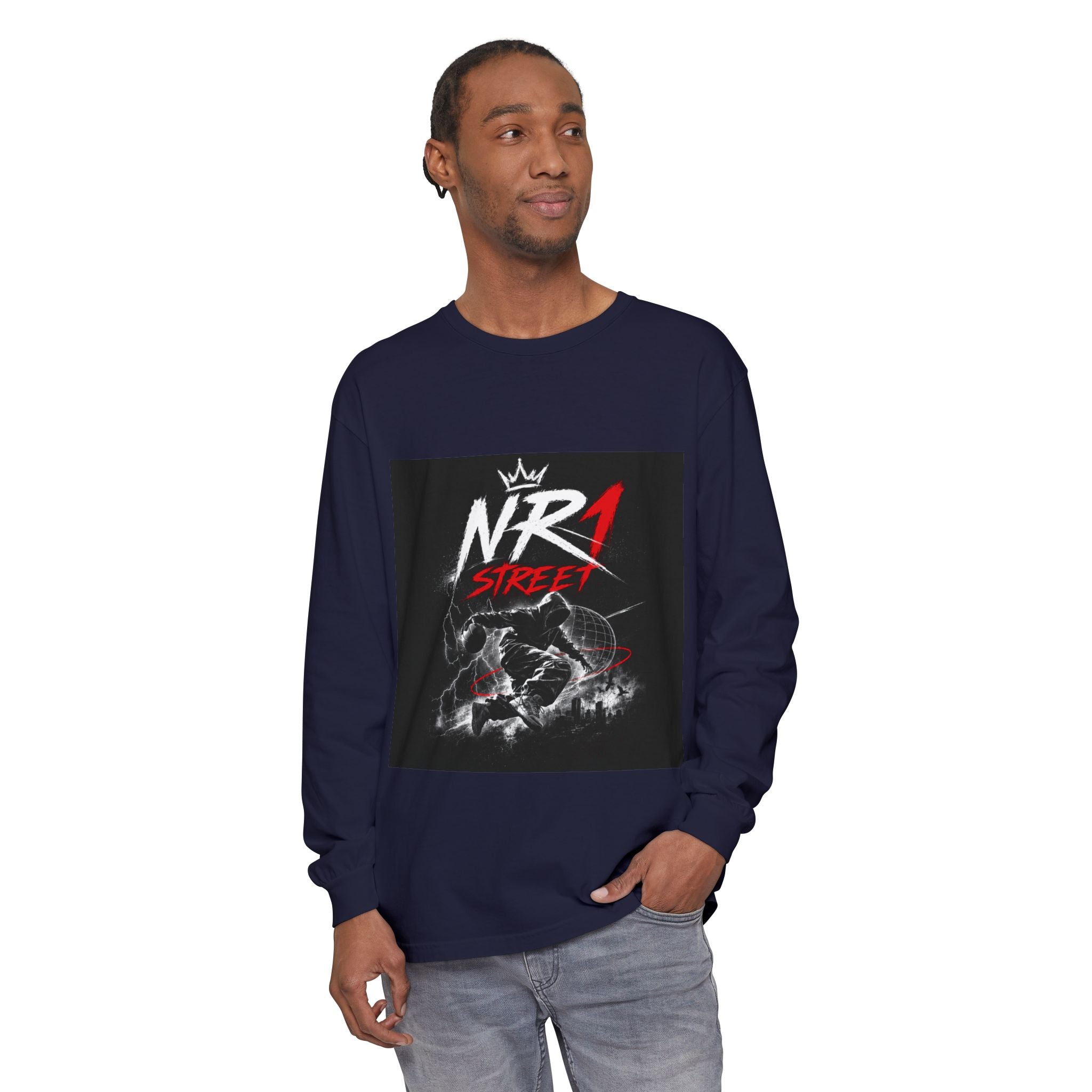 NR1 Street Graphic Long Sleeve T-Shirt | (Collection 2026) Drop #1 Man Long Sleeve T-Shirt #1