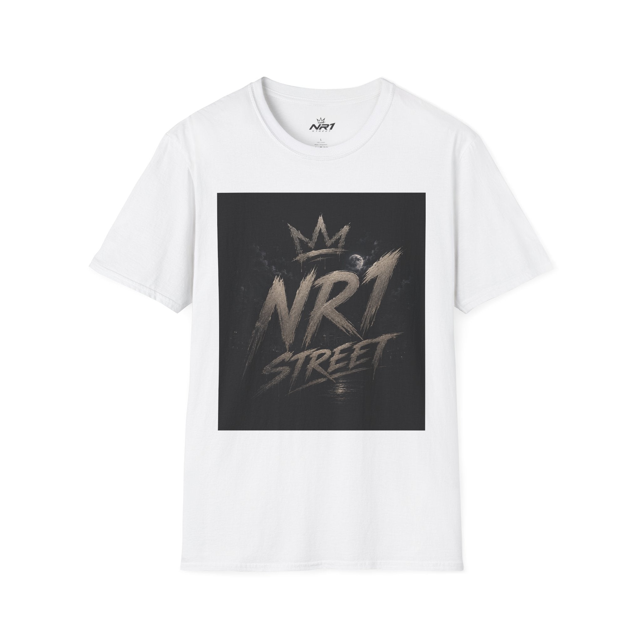 NR1 Street Graffiti Crown T-Shirt | (Midnight Collection) Man T-Shirt #6