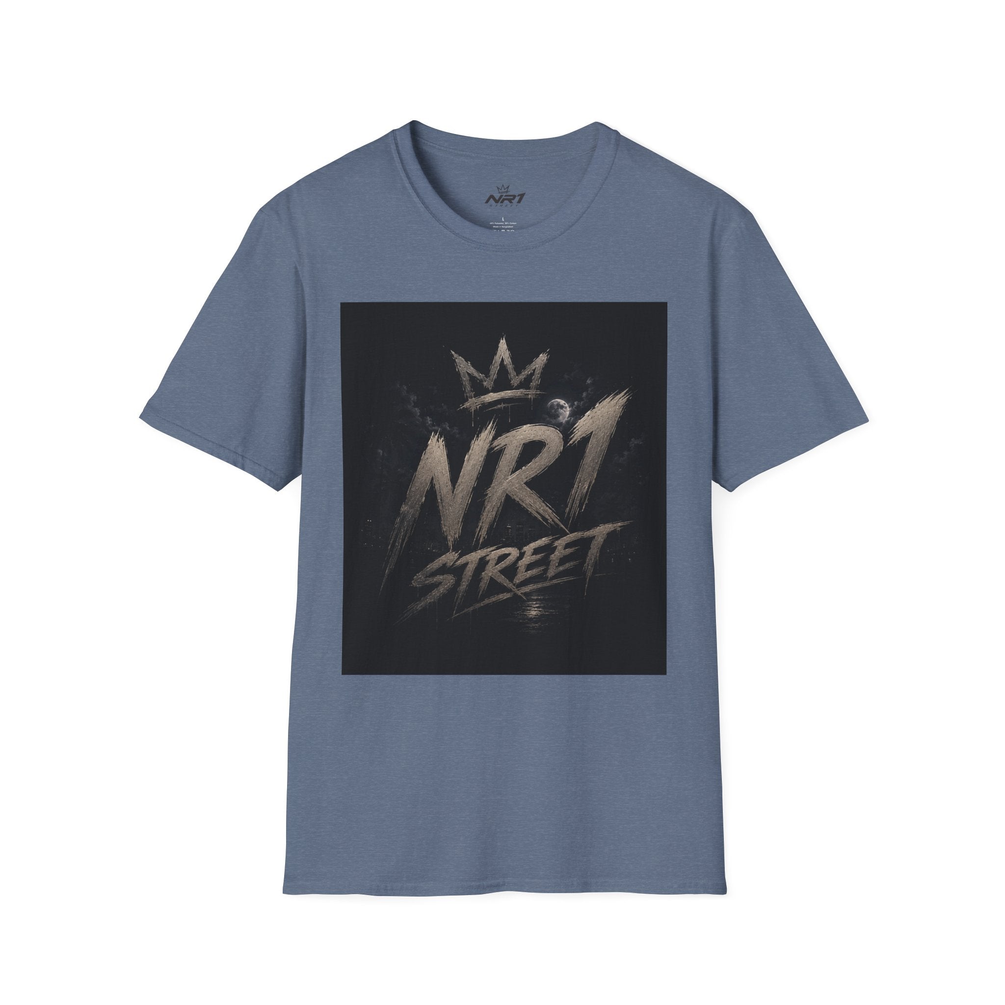 NR1 Street Graffiti Crown T-Shirt | (Midnight Collection) Man T-Shirt #6
