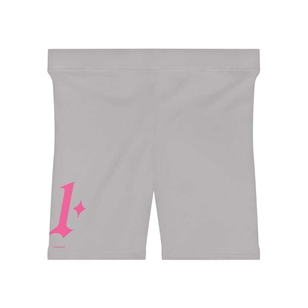 NR Street Pink Logo Biker Shorts — Women's Athletic Fashion