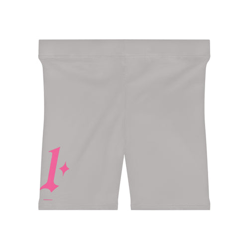 NR Street Pink Logo Biker Shorts — Women's Athletic Fashion