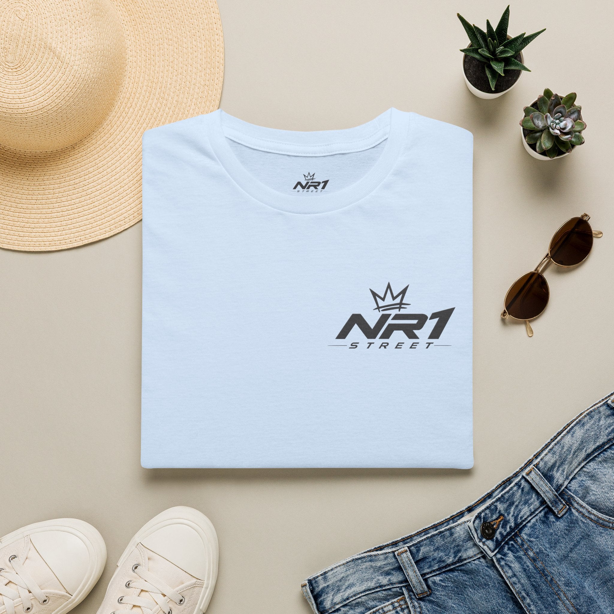 NR1 Street Logo T-Shirt – Minimal Crown Graphic Tee Man T-Shirt #4