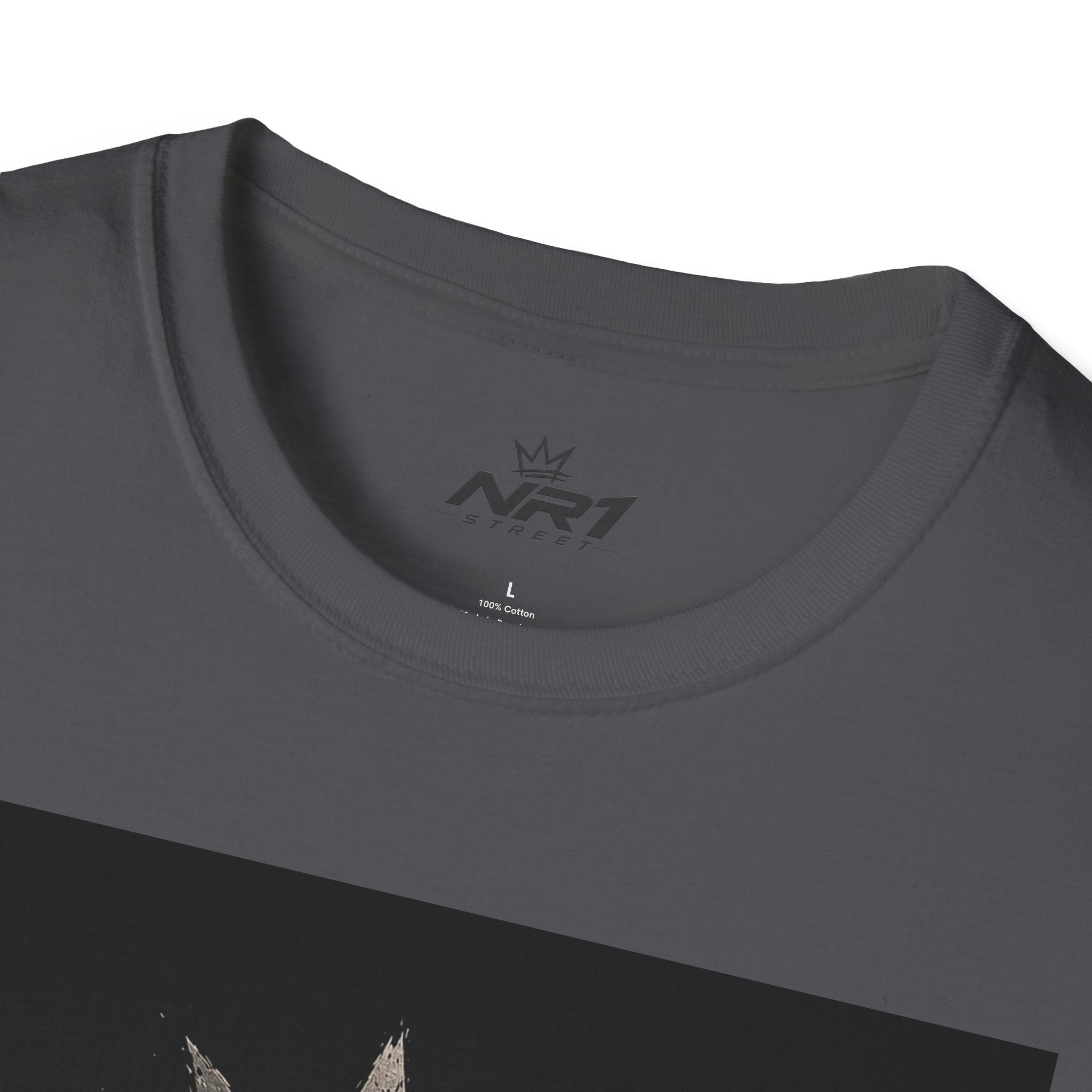 NR1 Street Graffiti Crown T-Shirt | (Midnight Collection) Man T-Shirt #6