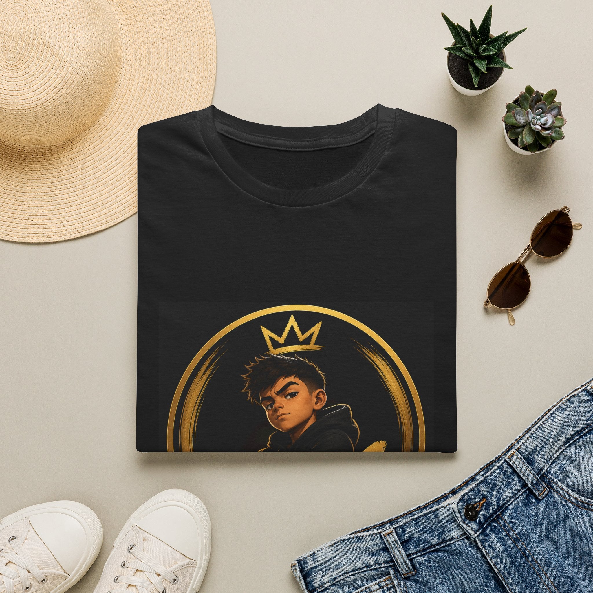 NR1 Street King Graphic T-Shirt — Crowned Urban Youth Tee (Collection 2026) #2