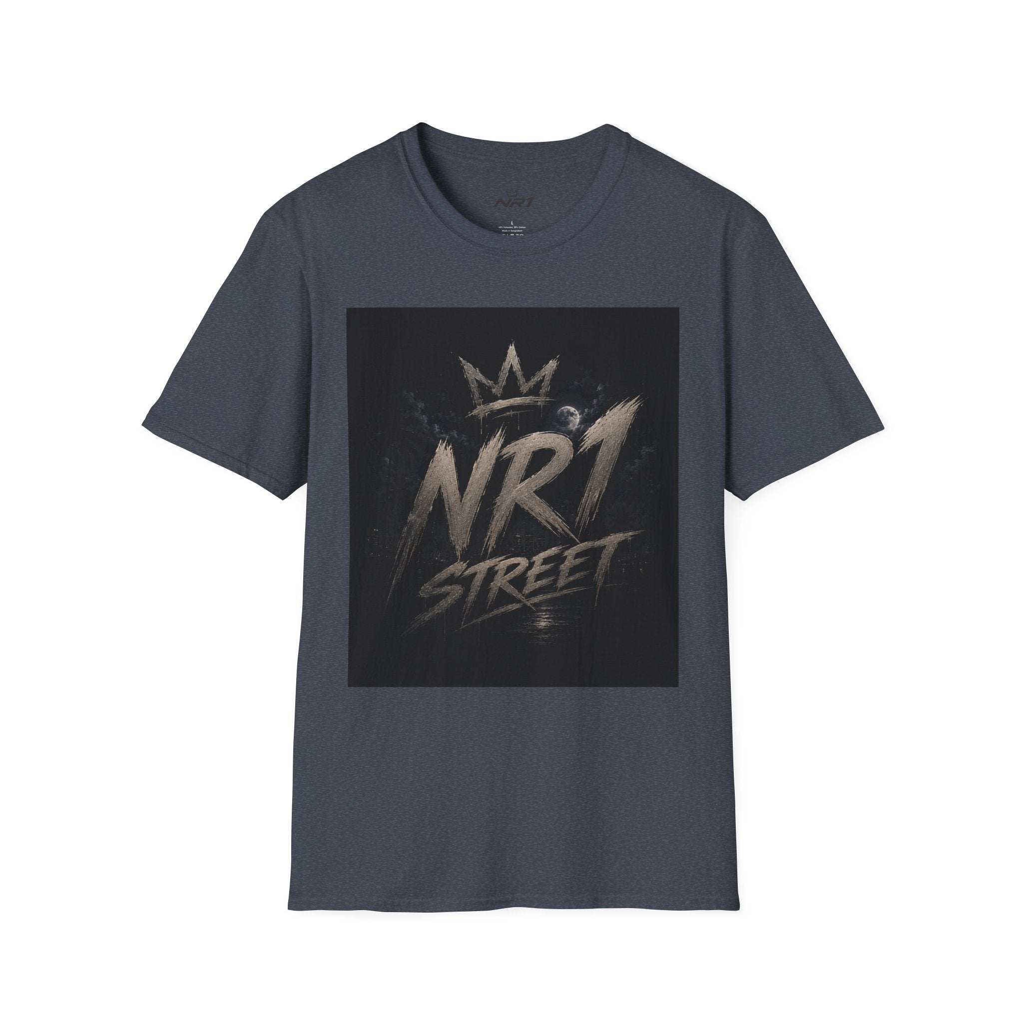 NR1 Street Graffiti Crown T-Shirt | (Midnight Collection) Man T-Shirt #6