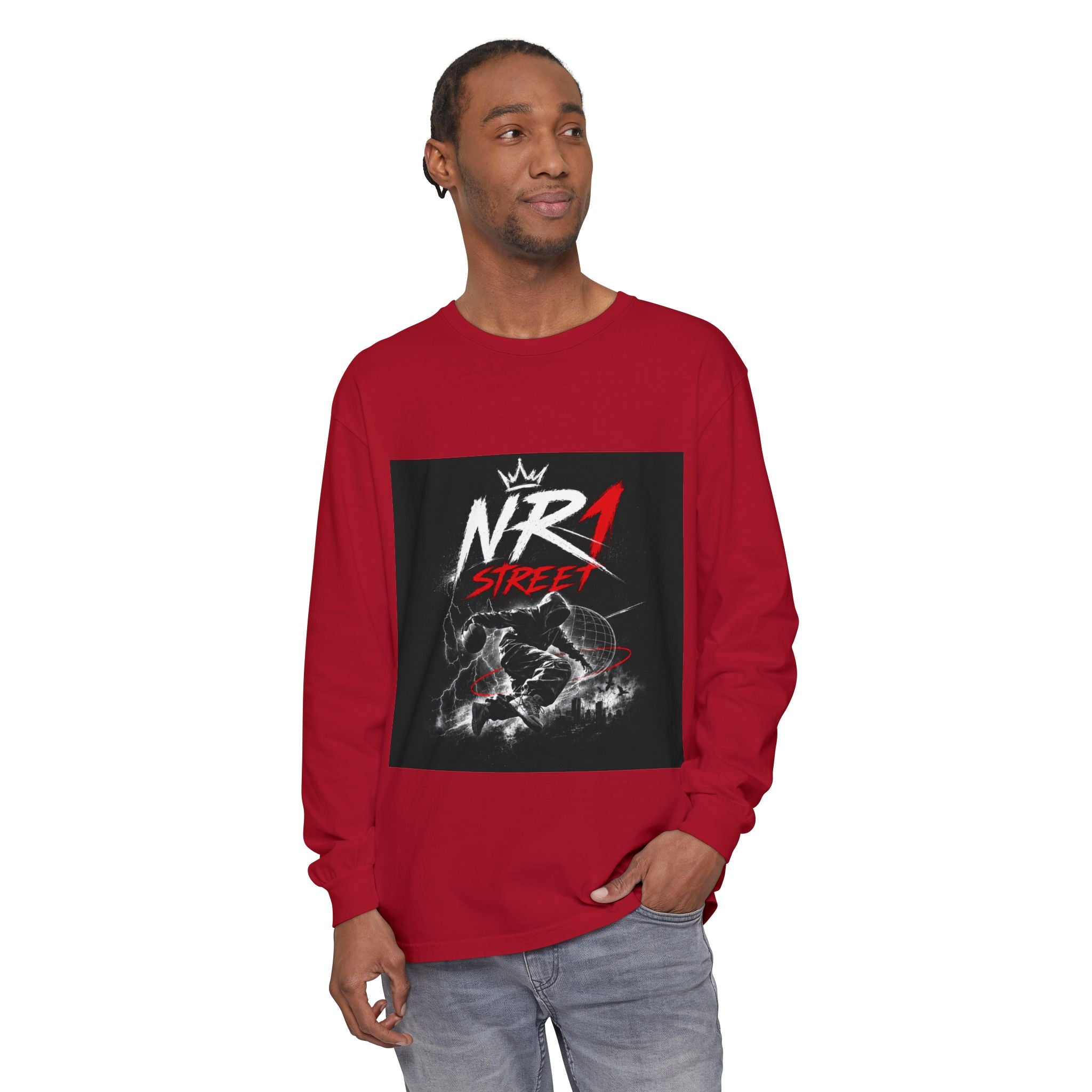 NR1 Street Graphic Long Sleeve T-Shirt | (Collection 2026) Drop #1 Man Long Sleeve T-Shirt #1