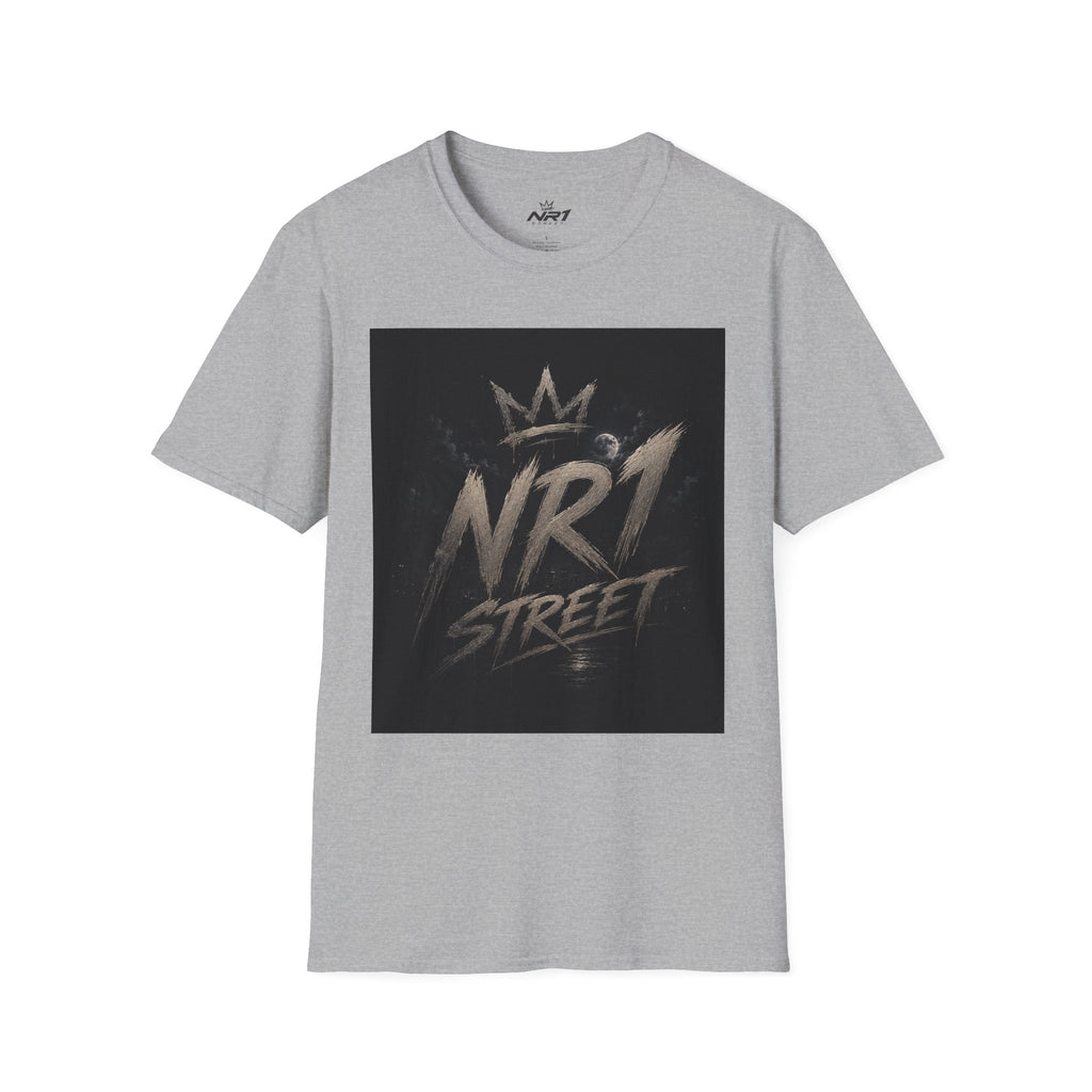 NR1 Street Graffiti Crown T-Shirt | (Midnight Collection) Man T-Shirt #6