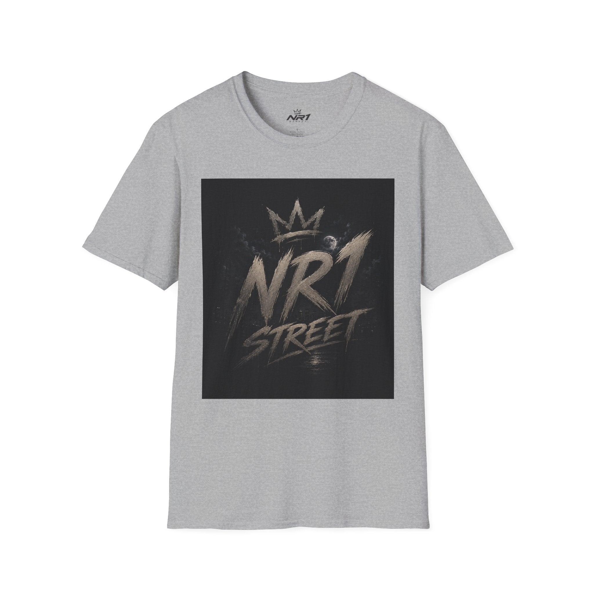 NR1 Street Graffiti Crown T-Shirt | (Midnight Collection) Man T-Shirt #6