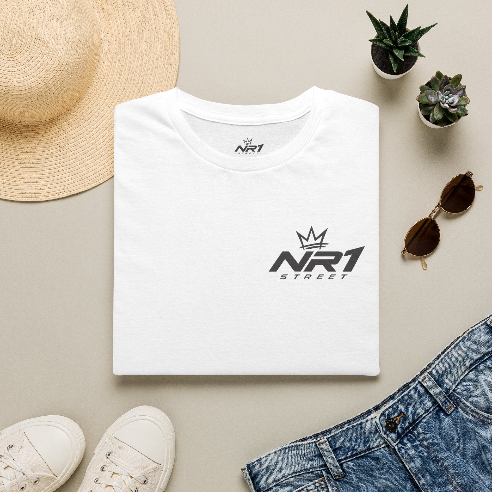 NR1 Street Logo T-Shirt — Minimal Crown Graphic Tee (Collection 2026) #2