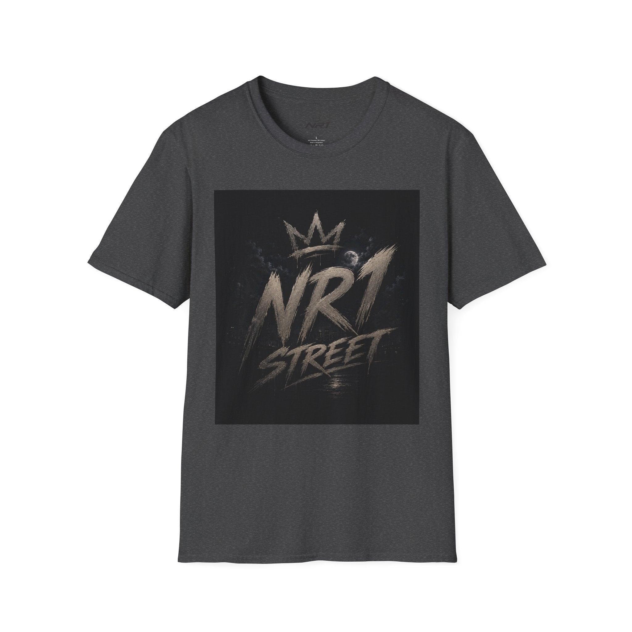 NR1 Street Graffiti Crown T-Shirt | (Midnight Collection) Man T-Shirt #6