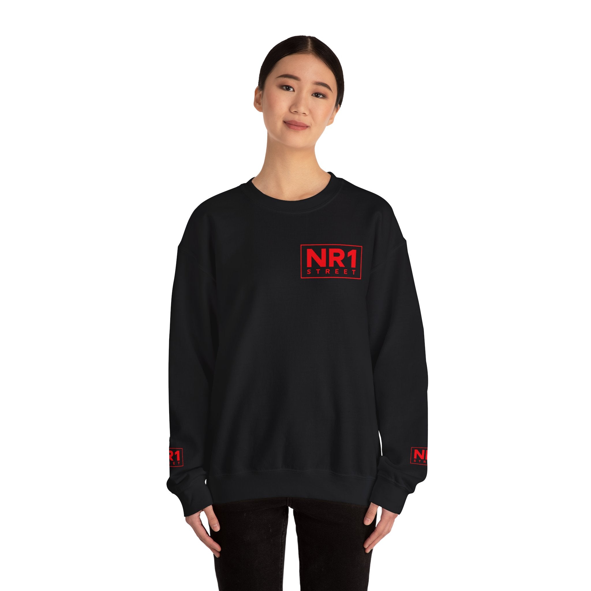 NR1 Street Logo Crewneck Sweatshirt | (Collection 2026) Drop #1 Unisex Sweatshirt #1