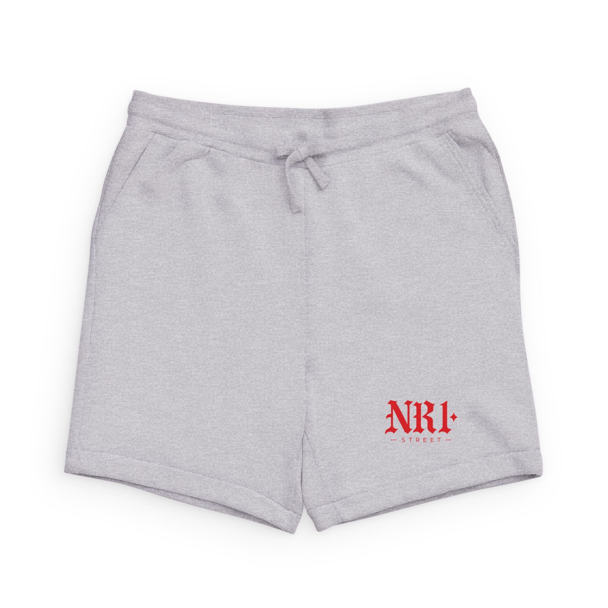 Sponge Fleece Sweatshorts with Red 'NRI' Embroidery — Cozy Casual Lounge Shorts (Collection 2026) # Woman Sweatshorts #3